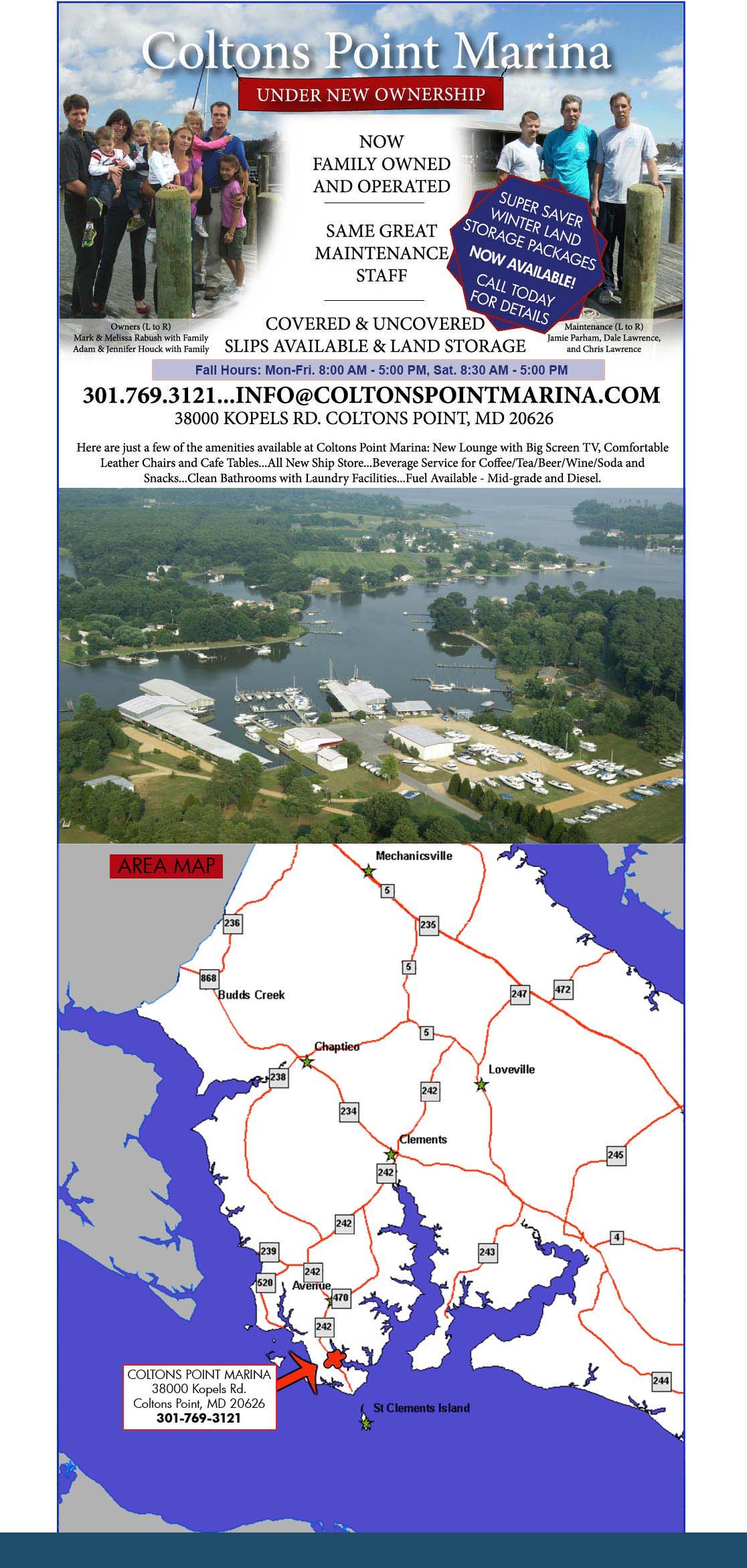 Coltons Point Marina - 301.769.3121